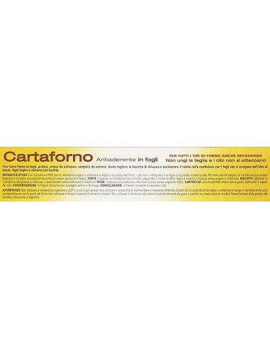 frio carta forno 25 fogli 33x38cm - pretagliati per adattarsi alle teglie: tuttocasashop.it: carta & monouso