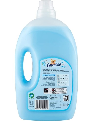 coccolino ammorbidente - 3 litri - 40 lavaggi - aria di primavera: tuttocasashop.it: prodotti per bucato e tessuti