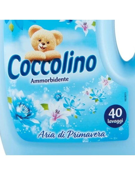 coccolino ammorbidente - 3 litri - 40 lavaggi - aria di primavera: tuttocasashop.it: prodotti per bucato e tessuti