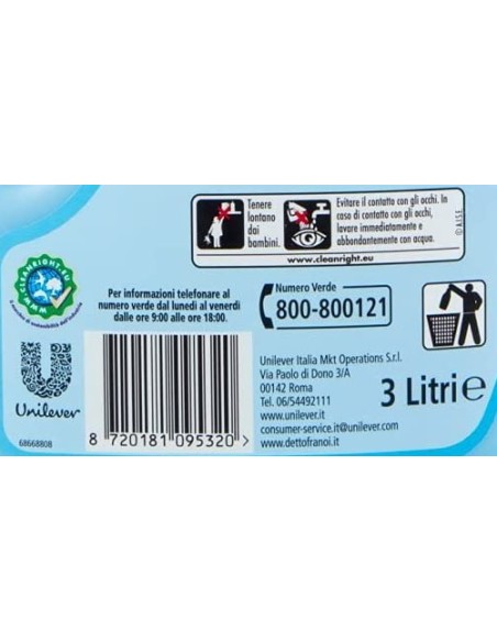 coccolino ammorbidente - 3 litri - 40 lavaggi - aria di primavera: tuttocasashop.it: prodotti per bucato e tessuti