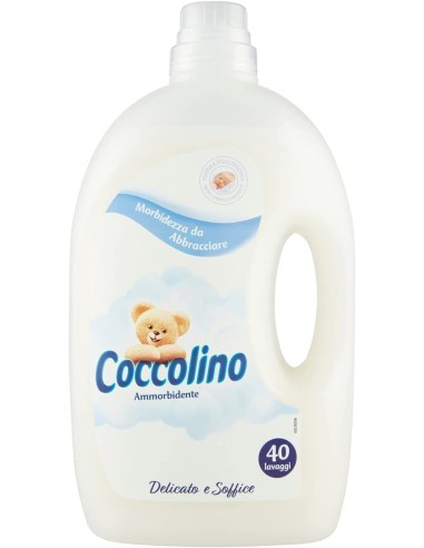 coccolino ammorbidente - 3 litri - 40 lavaggi - delicato e soffice: tuttocasashop.it: prodotti per bucato e tessuti