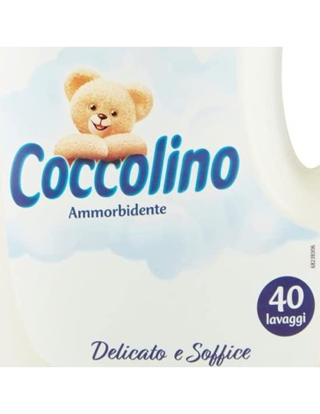 coccolino ammorbidente - 3 litri - 40 lavaggi - delicato e soffice: tuttocasashop.it: prodotti per bucato e tessuti