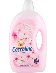 coccolino ammorbidente - 3 litri - 40 lavaggi - sensazione seta: tuttocasashop.it: prodotti per bucato e tessuti