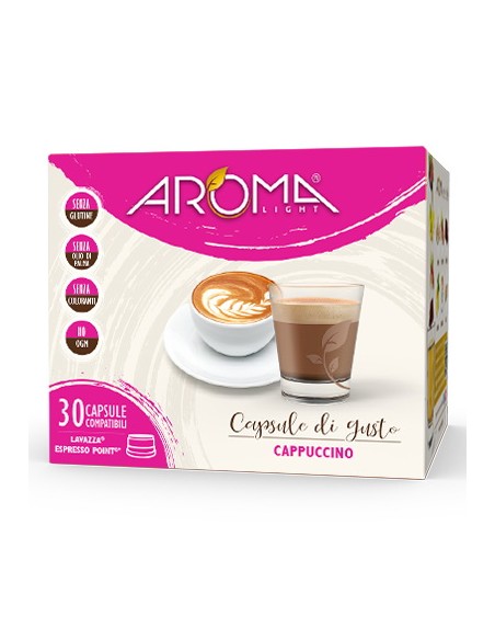 aroma light 30 capsule di gusto - cappuccino - compatibili espresso point: tuttocasashop.it: altro - bazar