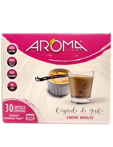 aroma light 30 capsule di gusto - creme brulee - compatibili espresso point: tuttocasashop.it: altro - bazar