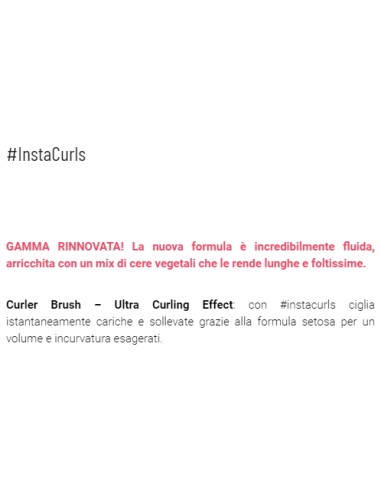 astra instacurls mascara volume e incurvatura esagerati - 01 nero: tuttocasashop.it: igiene e cura della persona