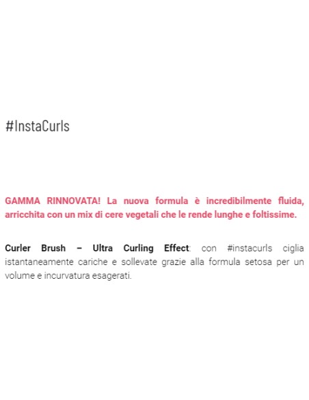 astra instacurls mascara volume e incurvatura esagerati - 01 nero: tuttocasashop.it: igiene e cura della persona