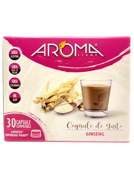 aroma light 30 capsule di gusto - ginseng - espresso point - con lattosio: tuttocasashop.it: altro - bazar