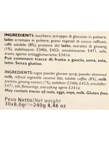 aroma light 30 capsule di gusto - ginseng - espresso point - con lattosio: tuttocasashop.it: altro - bazar