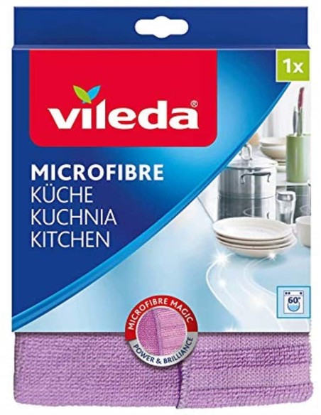 vileda microfibre cucina panno microfibra - 32x32cm: tuttocasashop.it: pulizia e cura della casa