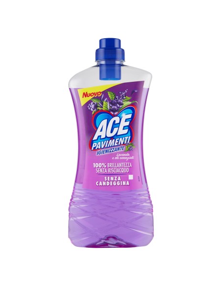ace pavimenti igienizzante - 1 litro - lavanda e olii essenziali: tuttocasashop.it: pulizia e cura della casa
