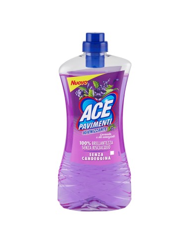 ace pavimenti igienizzante - 1 litro - lavanda e olii essenziali: tuttocasashop.it: pulizia e cura della casa