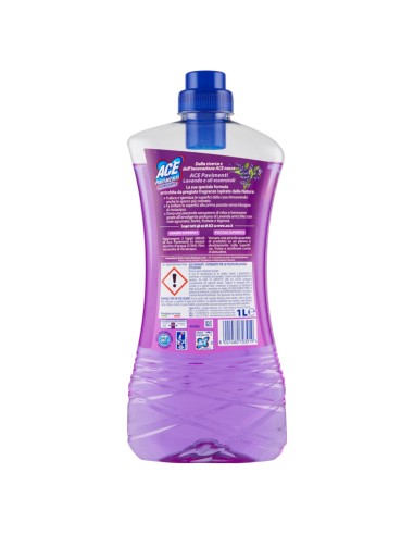 ace pavimenti igienizzante - 1 litro - lavanda e olii essenziali: tuttocasashop.it: pulizia e cura della casa