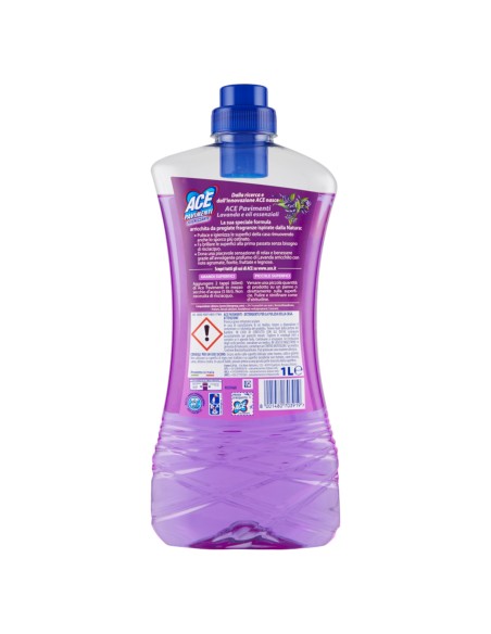 ace pavimenti igienizzante - 1 litro - lavanda e olii essenziali: tuttocasashop.it: pulizia e cura della casa