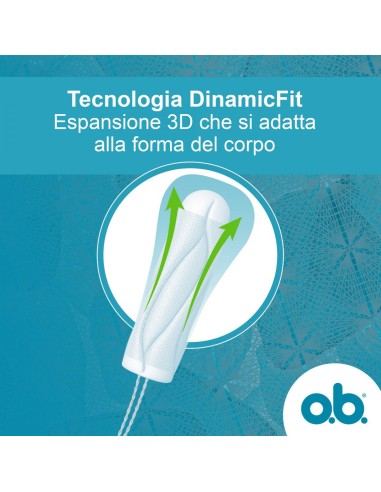 ob procomfort tamponi assorbenti interni applicatore - 16 pezzi - super plus: tuttocasashop.it: igiene e cura della persona