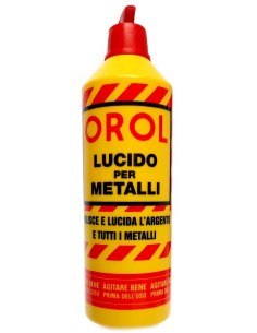 orol lucido per tutti i tipi di metalli 175ml in crema - alternativo a sidol: tuttocasashop.it: pulizia e cura della casa