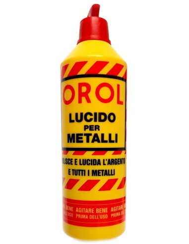 orol lucido per tutti i tipi di metalli 175ml in crema - alternativo a sidol: tuttocasashop.it: pulizia e cura della casa