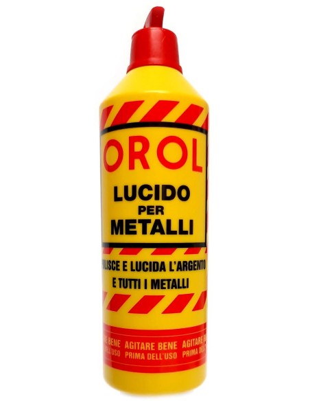 orol lucido per tutti i tipi di metalli 175ml in crema - alternativo a sidol: tuttocasashop.it: pulizia e cura della casa