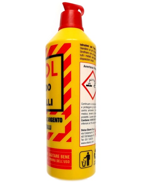 orol lucido per tutti i tipi di metalli 175ml in crema - alternativo a sidol: tuttocasashop.it: pulizia e cura della casa