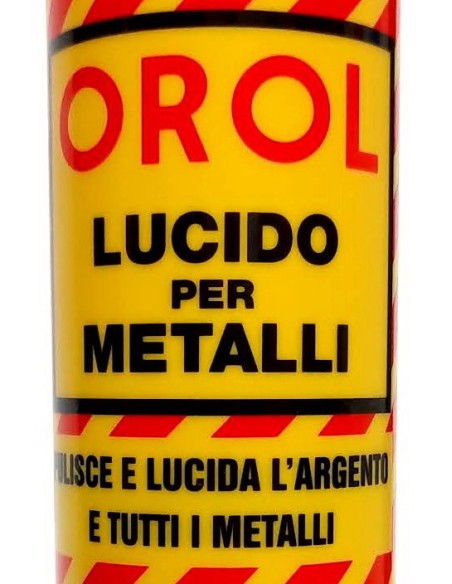 orol lucido per tutti i tipi di metalli 175ml in crema - alternativo a sidol: tuttocasashop.it: pulizia e cura della casa