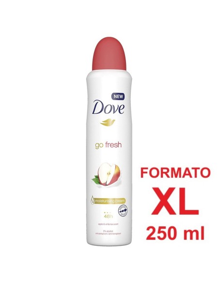 dove deodorante spray formato xl 250ml - 48h no alcool - mela e te' verde: tuttocasashop.it: igiene e cura della persona