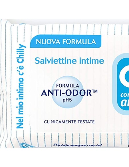 chilly salviettine intime imbevute 15pz - antibatteriche: tuttocasashop.it: igiene e cura della persona