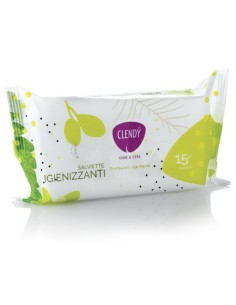 clendy 15 salviettine igienizzanti multiuso - rinfrescanti alla menta: tuttocasashop.it: igiene e cura della persona