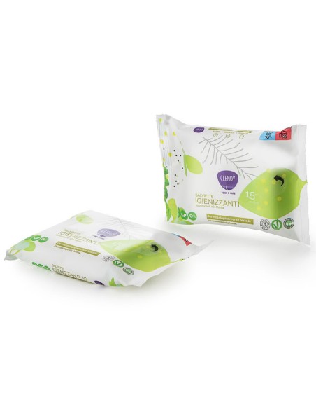 clendy 15 salviettine igienizzanti multiuso - rinfrescanti alla menta: tuttocasashop.it: igiene e cura della persona