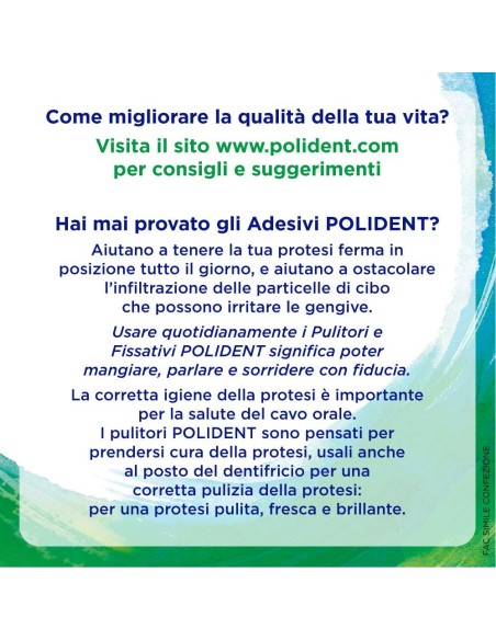 polident 36 compresse effervescenti - 3 minuti - pulizia dentiere e protesi: tuttocasashop.it: igiene e cura della persona