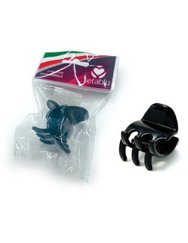 setablu pinza per capelli - modello polipo grande - 1 pezzo - nera: tuttocasashop.it: igiene e cura della persona