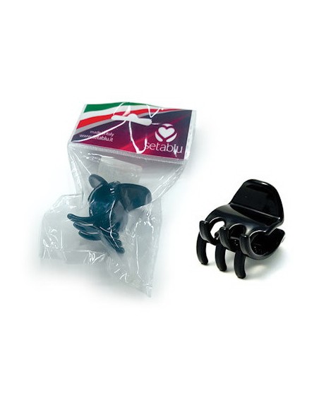 setablu pinza per capelli - modello polipo grande - 1 pezzo - nera: tuttocasashop.it: igiene e cura della persona