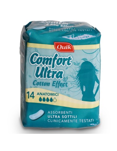 quik assorbenti ultra - 14 pezzi - anatomici: tuttocasashop.it: igiene e cura della persona