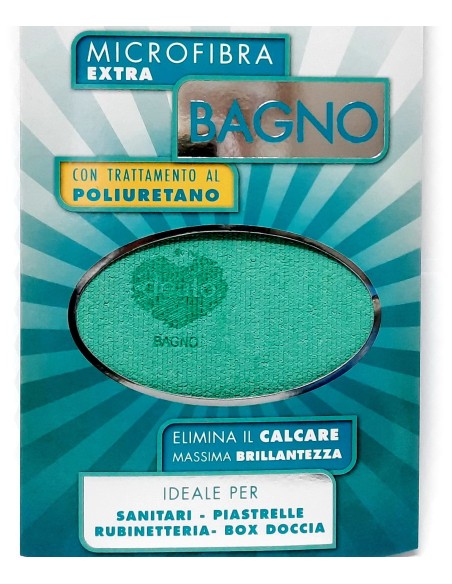 dealo panno microfibra con trattamento al poliuretano - superfici del bagno: tuttocasashop.it: pulizia e cura della casa