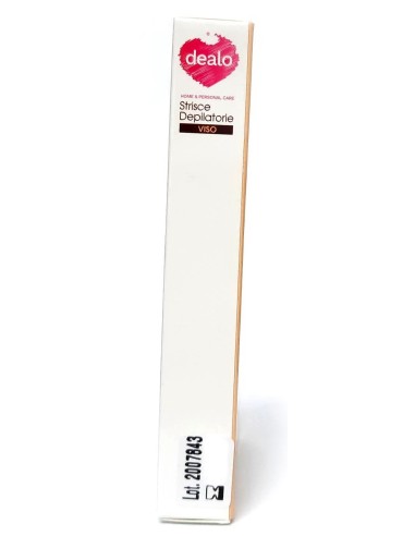 dealo strisce depilatorie pronte viso - 10 pezzi - con argan: tuttocasashop.it: igiene e cura della persona
