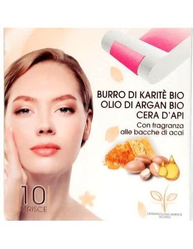 dealo strisce depilatorie pronte viso - 10 pezzi - con argan: tuttocasashop.it: igiene e cura della persona