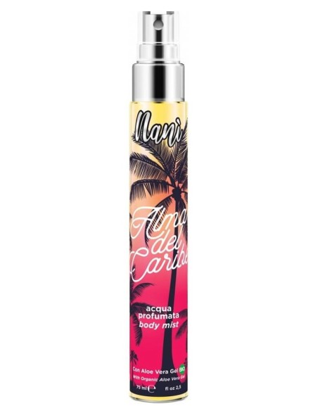 nani' acqua profumata body mist con aloe vera gel bio 75ml - alma de caribe: tuttocasashop.it: igiene e cura della persona