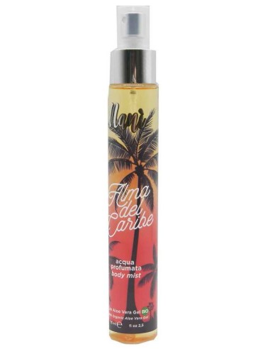 nani' acqua profumata body mist con aloe vera gel bio 75ml - alma de caribe: tuttocasashop.it: igiene e cura della persona