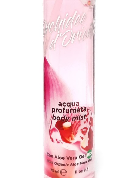 nani' acqua profumata body mist con aloe vera gel bio 75ml - orchidee orient: tuttocasashop.it: igiene e cura della persona