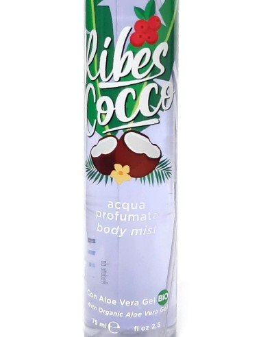 nani' acqua profumata body mist con aloe vera gel bio 75ml - ribes & cocco: tuttocasashop.it: igiene e cura della persona