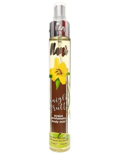 nani' acqua profumata body mist con aloe vera gel bio 75ml - vaniglia: tuttocasashop.it: igiene e cura della persona