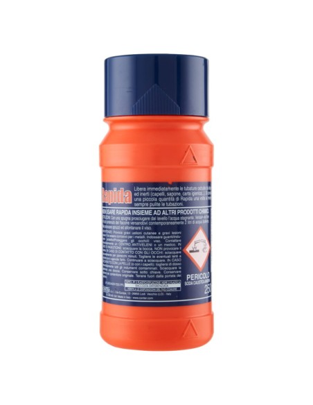 rapida disgorgante granulare - 250 gr. - stura e libera scarichi da ingorghi: tuttocasashop.it: pulizia e cura della casa