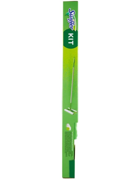 swiffer kit sistema completo - scopa + 8 panni catturapolvere + 3 umidific.: tuttocasashop.it: pulizia e cura della casa