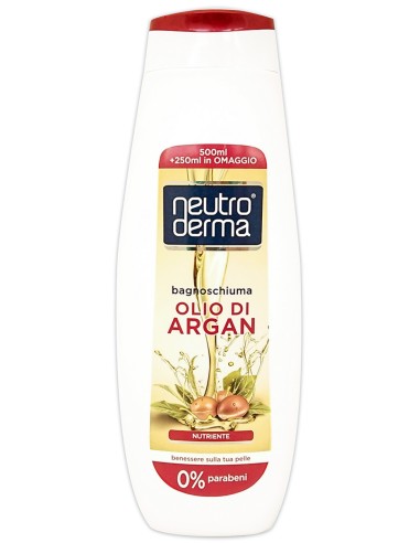 neutroderma bagnoschiuma - 750ml - argan: tuttocasashop.it: igiene e cura della persona
