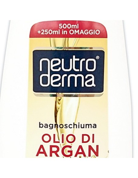 neutroderma bagnoschiuma - 750ml - argan: tuttocasashop.it: igiene e cura della persona
