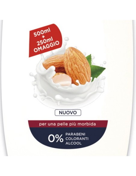 neutroderma bagnoschiuma - 750ml - latte di mandorla: tuttocasashop.it: igiene e cura della persona