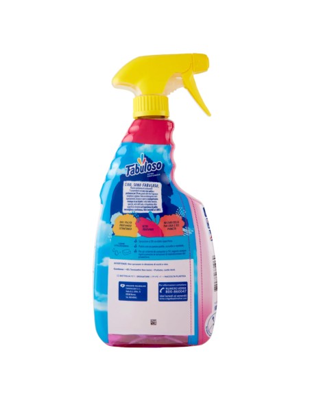 fabuloso vetri profumoso spray 600ml - freschezza di rosa - vetri e specchi: tuttocasashop.it: pulizia e cura della casa