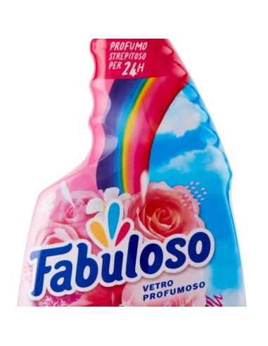 fabuloso vetri profumoso spray 600ml - freschezza di rosa - vetri e specchi: tuttocasashop.it: pulizia e cura della casa