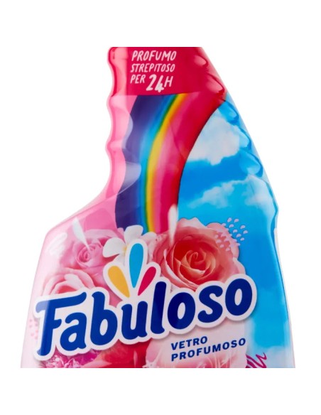 fabuloso vetri profumoso spray 600ml - freschezza di rosa - vetri e specchi: tuttocasashop.it: pulizia e cura della casa
