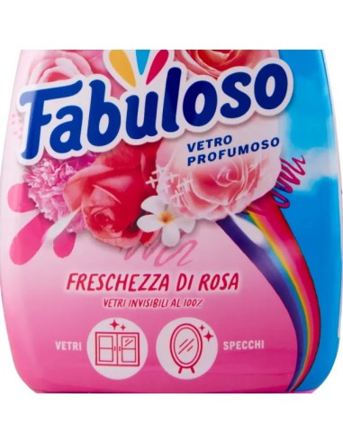 fabuloso vetri profumoso spray 600ml - freschezza di rosa - vetri e specchi: tuttocasashop.it: pulizia e cura della casa