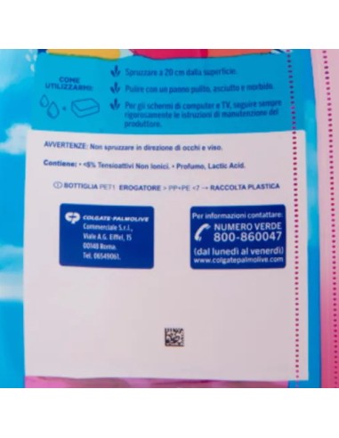 fabuloso vetri profumoso spray 600ml - freschezza di rosa - vetri e specchi: tuttocasashop.it: pulizia e cura della casa